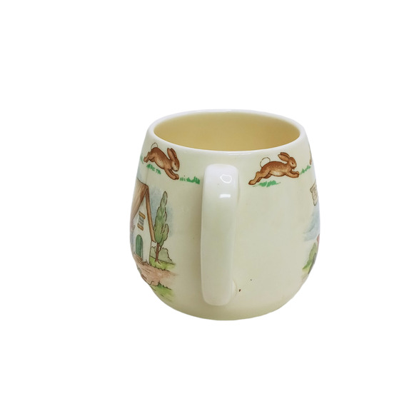 🐇 Bunnykins Easter Mug🧺🐰 Royal Doulton Vintage Postman Town Station Cup - Picture 5 of 12